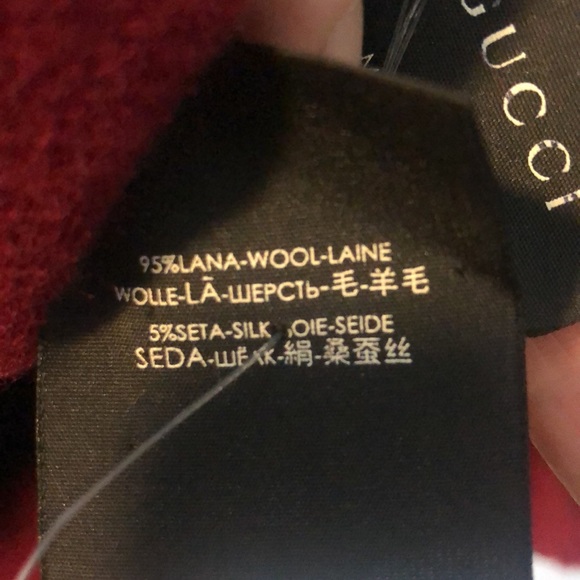 Gucci Men’s Logo Scarf - Picture 11 of 12